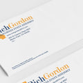 Printed campaign envelopes with return address, full colour